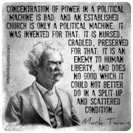 An Established Church is Only a Political Machine