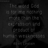 God Expression of Human Weakness