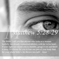 Matthew 5:28-29
