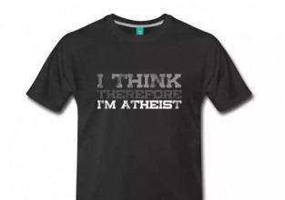 I Think, Therefore I'm Atheist Men's Shirt