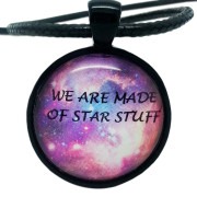Atheist Logo "We Are Made of Star Stuff" Pendant Necklace